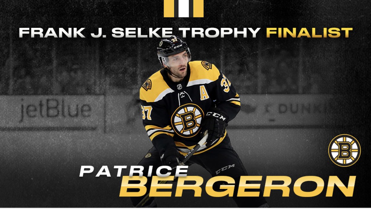 AskjaTech's tweet photo. Boston Bruins Centre - Patrice Bergeron is one of 3 Finalists for the Selke Trophy for the NHL's Best Defensive Forward. He's won the award 4 previous times.
Damn, Bergeron!

The man also wears HELSKORE Skate Armour, so that’s double the cred from us. 
#selketrophy #askjatech https://t.co/2cAyTxTMS8