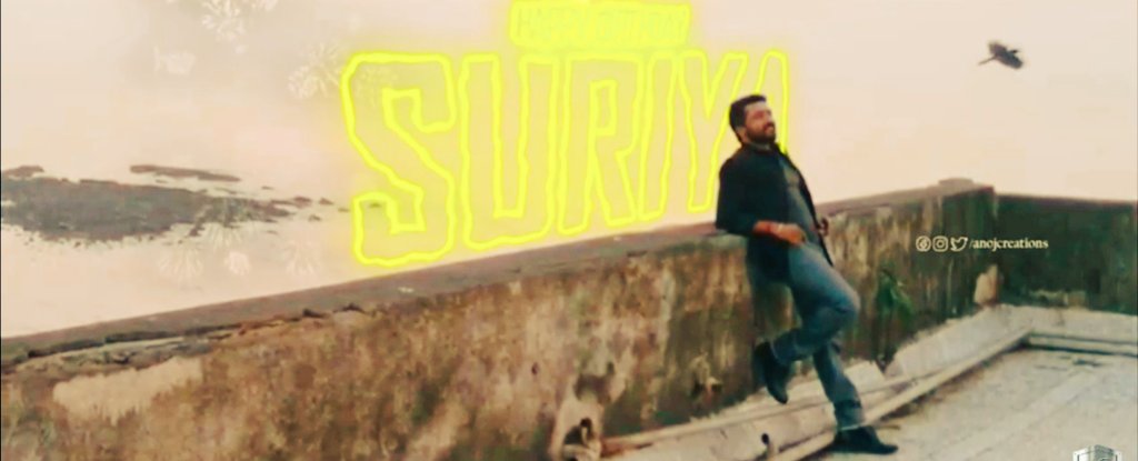 anojcreations's tweet photo. #HappyBirthdaySuriya #SooraraiPottru #SuriyaBirthdayMashup🔥🔥 #SpecialTribute💥💥  Do Watch and Share guys
 Mashup by @anojcreations
VideoLink 👉https://t.co/UqkrG0gfos
@SuriyaFansClub https://t.co/rEPoAR9RhP