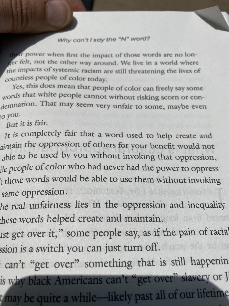 seekjustice23's tweet photo. Taking time on my lunch break to read another chapter of So You Want to Talk About Race by @IjeomaOluo. I love her direct yet compassionate writing style. I’m learning so much from her. Thank you for this gift!
#antiracist #learning https://t.co/TyIR2zdF9r