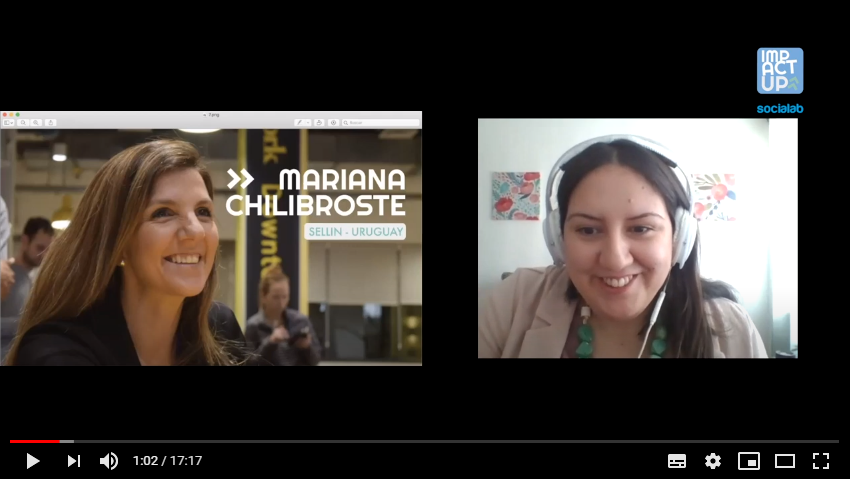 SocialabUy's tweet photo. 👉🏼 @m_chilibroste, una de las fundadoras y directora de @SellinUruguay, cree firmemente que “en el dar y recibir hay mucha felicidad". Ella, fue una de las oradoras del #ImpactUP! 2020 😍

¡Te invitamos a escuchar, y disfrutar, su charla aquí 👇🏼! 

https://t.co/LjlO0Psp0v https://t.co/YZnIE9IQka