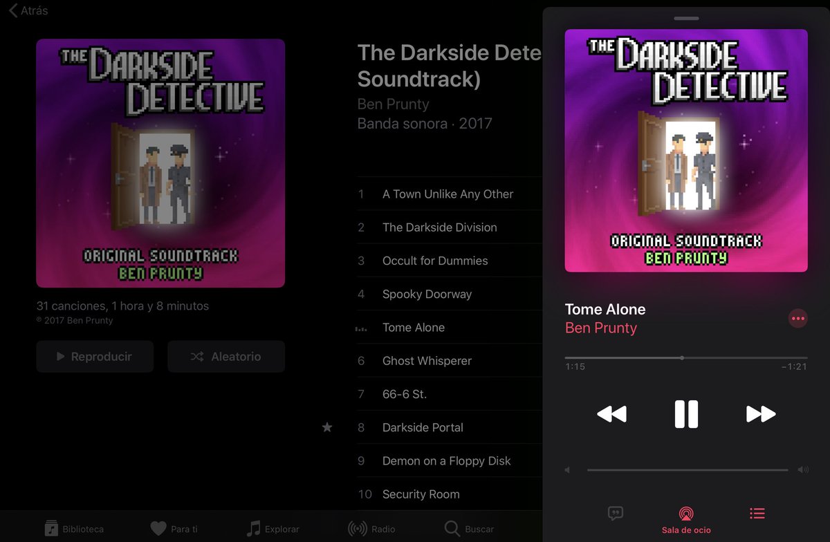 NeoZeiss's tweet photo. Listening the Precious #soundtrack #TheDarkSideDetective by @benprunty #music #BenPrunty #videogame https://t.co/YJFD2ercle