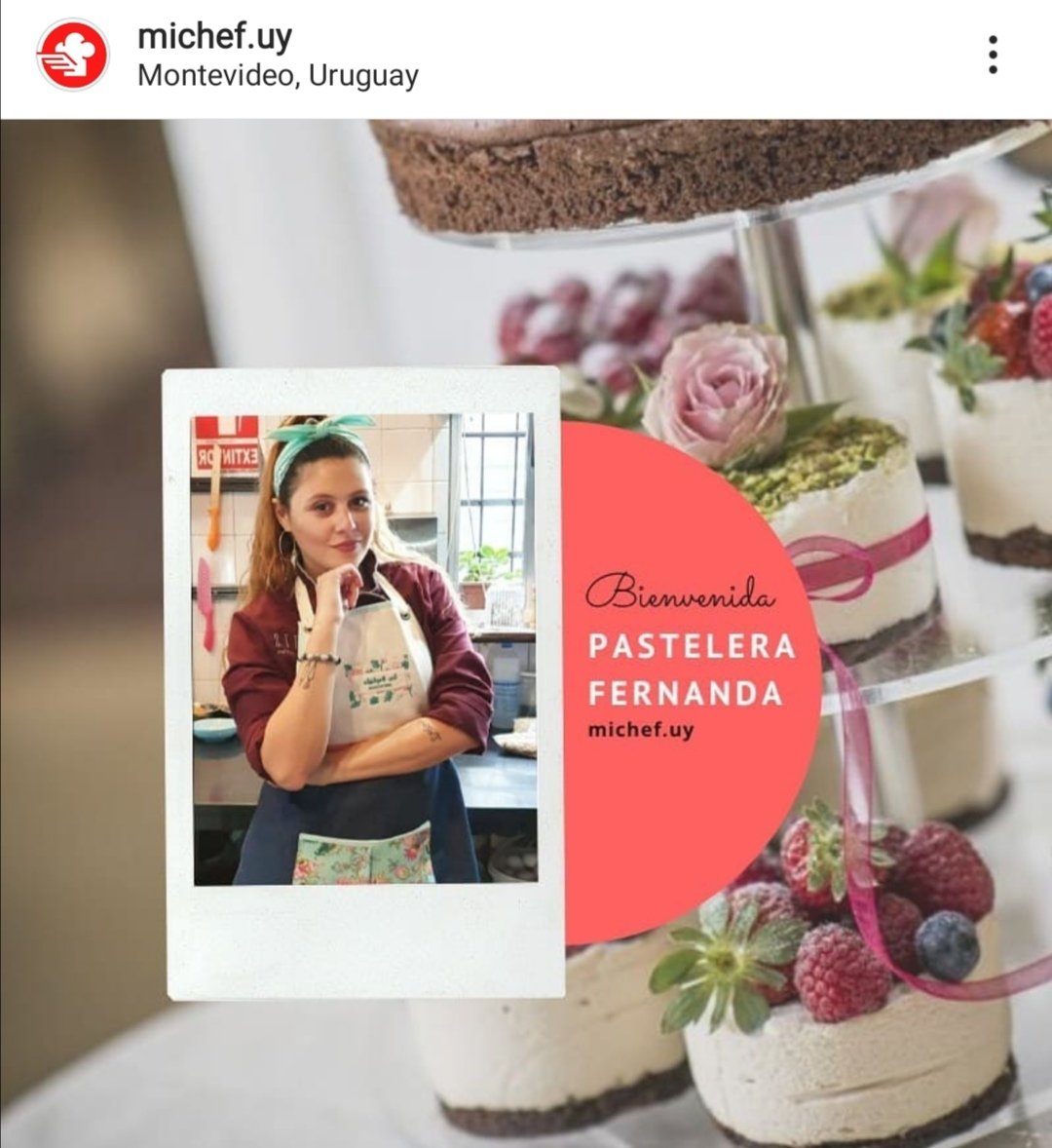 FerChusBP's tweet photo. Ahora pueden contratar mis servicios de pastelería para sus eventos privados a traves de la plataforma @MiChefUy. Gracias por dejarme ser parte de este lindo proyecto ❣️ https://t.co/5o9o6uWCrb