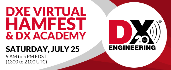 DXE Virtual Hamfest and DX Academy this Saturday! Register now: zoom.us/webinar/regist…