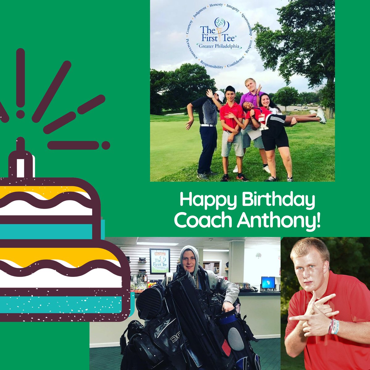 Happy Birthday to our Golf Course Manager and @tftgreaterphilly Coach Anthony!

We are grateful for your hard work and dedication to our course and to the TFT Philly Students.