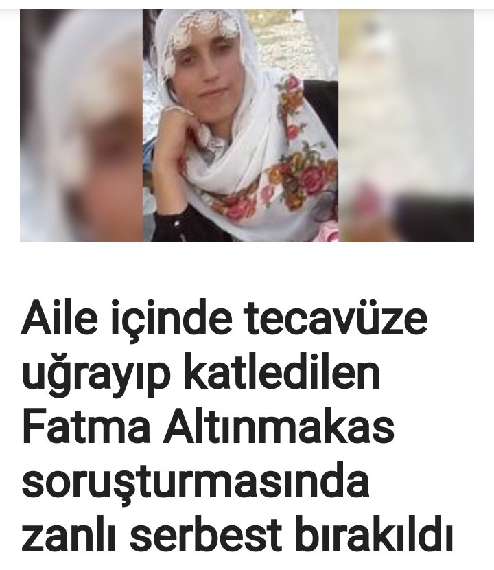 vandalgil's tweet photo. #sinanaltinmakastutuklansin 
Evli olduğu adamın erkek kardeşi tarafından sistematik tecavüze uğrayan  #FatmaAltınmakas evli olduğu erkek tarafından tabancayla öldürüldü. https://t.co/yHwHGo8GHD
