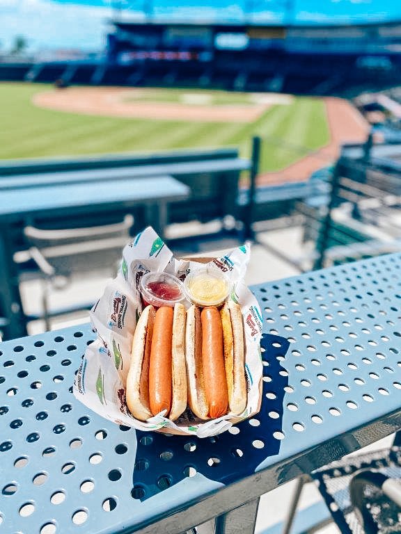 It’s National Hot Dog Day! 🌭 Come celebrate with a ballpark hot dog at the Superior Pools Tomahawk Tiki Bar &amp; Grill!