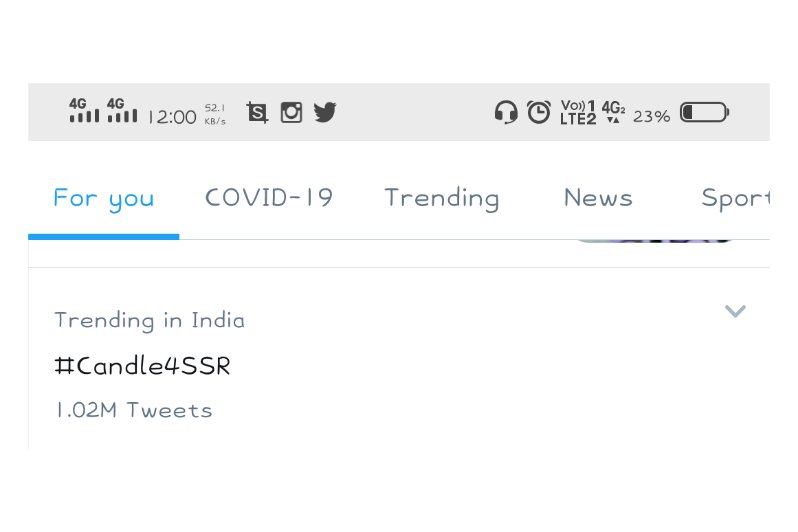 Dynamography's tweet photo. #DT06 — worldwide #Trending right now..
#1Million tweet done
Winning the heart of Millions of people.
He has touched everyone by his simplicity in his own way
Still not able to believe that he is not among us
Congratulations to entire team of #Candle4SSR #SSR #MrDynamoOfficial https://t.co/He1pKgzlR9