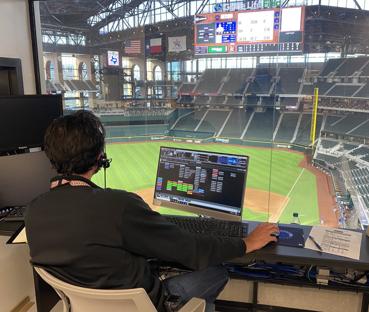 sportsvideo's tweet photo. After waiting four extra months to christen their new home, the @Rangers will face the @Rockies on Opening Day in @GlobeLifeField. This new venue includes a full-IP control room and MLB's first LED digital signage behind home plate.

https://t.co/xgYhn0oEBI #SVGVenue #TogetherWe https://t.co/FQpCEtM8Fd