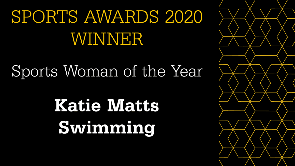 MMUSport's tweet photo. The winner is….Katie Matts! “Katie has had huge success within BUCS and external competitions, having represented the University on a worldwide stage. She is an impeccable ambassador for MMU Sport and we are proud to have a world class athlete such as Katie on our team.” https://t.co/bp8L1TGdiQ