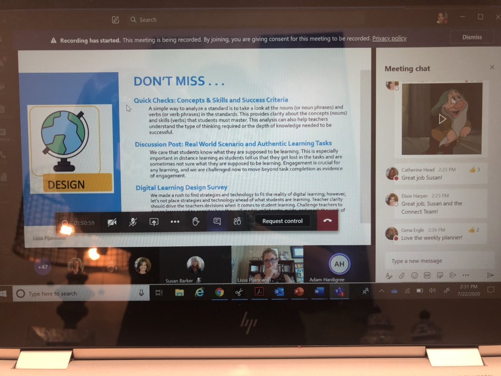 The team is preparing ILS and AFs for success in supporting staff as we welcome our teachers and students back! Let’s do this!!
