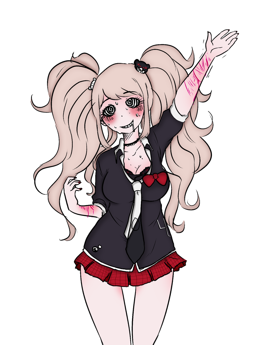 This was a request from /v/ to color up Junko Enoshima from Danganronpa. 