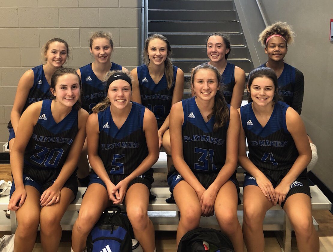 Coach_Peplinski's tweet photo. @playmkrsgirls 16u Showcase Team with a 4-0 run through the Arike bracket @RecruitWIbball ! @EggebrechtJada @makrohrscheib @NatalieBremer3 @HoelLily @LillyMeincke3 @TaneeaH48643097 @BeckerTeagen @giannavollrath @McCurdyBrianna #keepbuilding #bettertogether https://t.co/5ZZHjbyACY