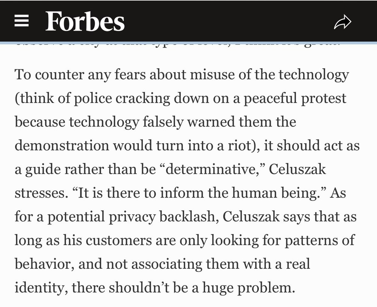 But don’t worry, it won’t be “determinative” — it will only be used as a “guide” to inform the human operator, and certainly there’s no room for error there... 