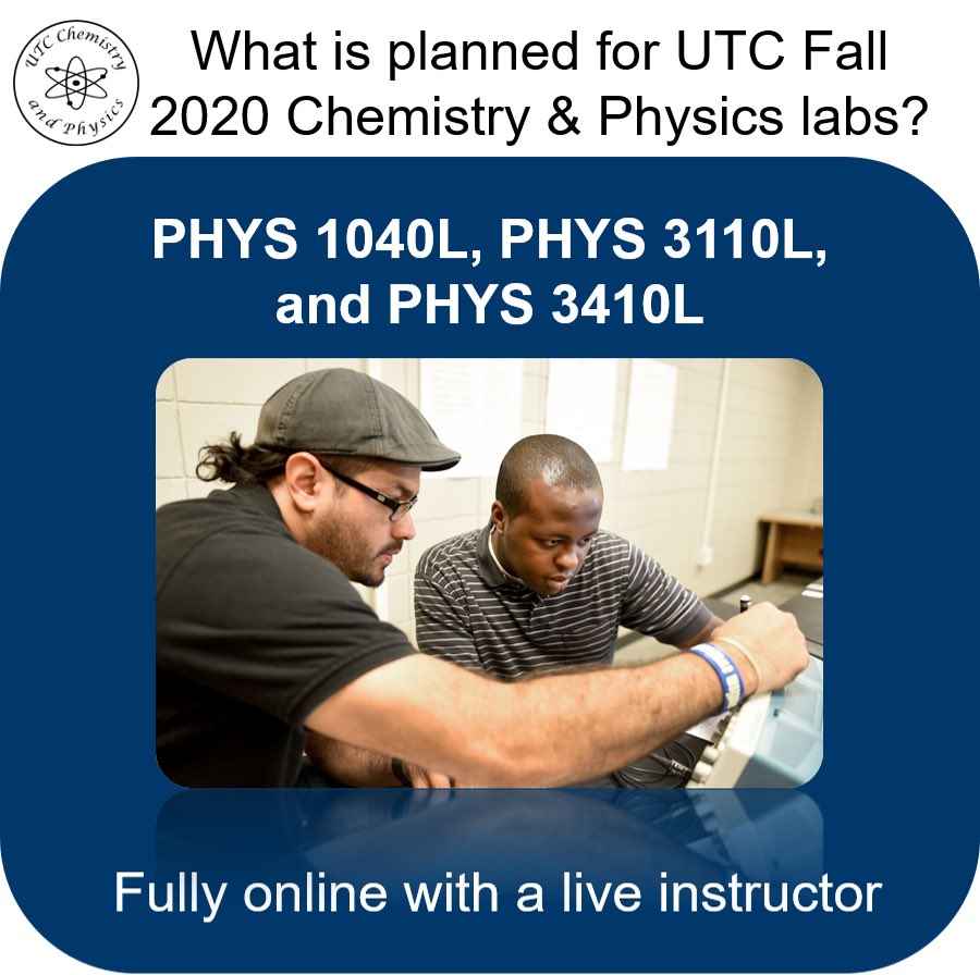 UTC_Chem_Phys's tweet image. Swipe to learn what is planned for our physics labs this fall @utchattanooga students! #mocsmaskup #gomocs