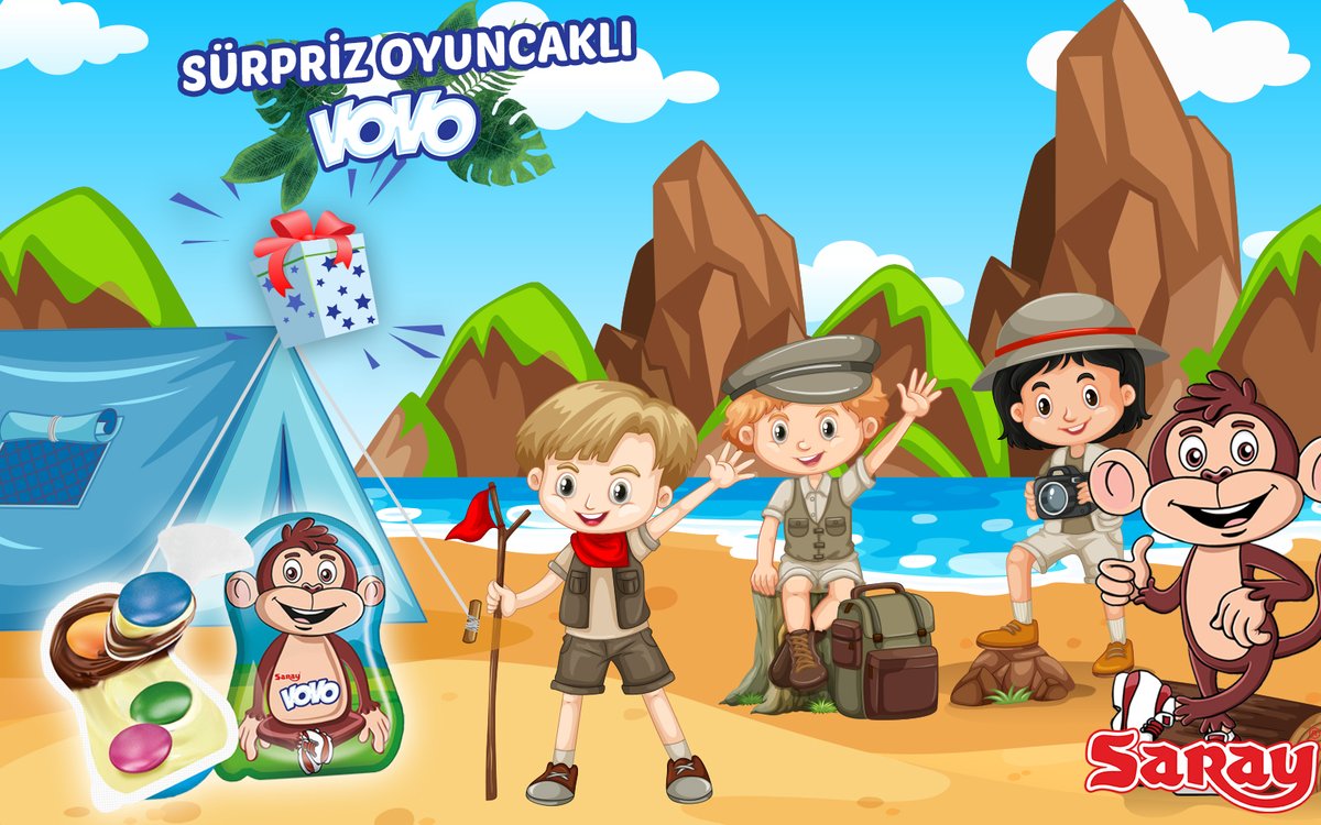 Ödüllü Yarışma 🎁
Kampsever VOVO ve arkadaşlarını eğlenceli bir macera bekliyor⛺
Sen de sürpriz oyuncaklı VOVO ile eğlenceye hazır ol 🤗

Bu iletiyi beğen, RT yap ve yoruma #SarayBisküvi yaz, lezzet paketi kazanma şansı yakala!

<a href="/Saray_Biskuvi/">Saray Bisküvi</a> #VOVO #SarayVOVO #çekiliş