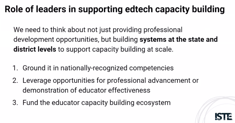 DrMonterosa's tweet image. 3 recommendations for system-level leaders to support #EdTech capacity building. #LearningKeepsGoing #EduOnAir #K12tech #K12chat #EdChat