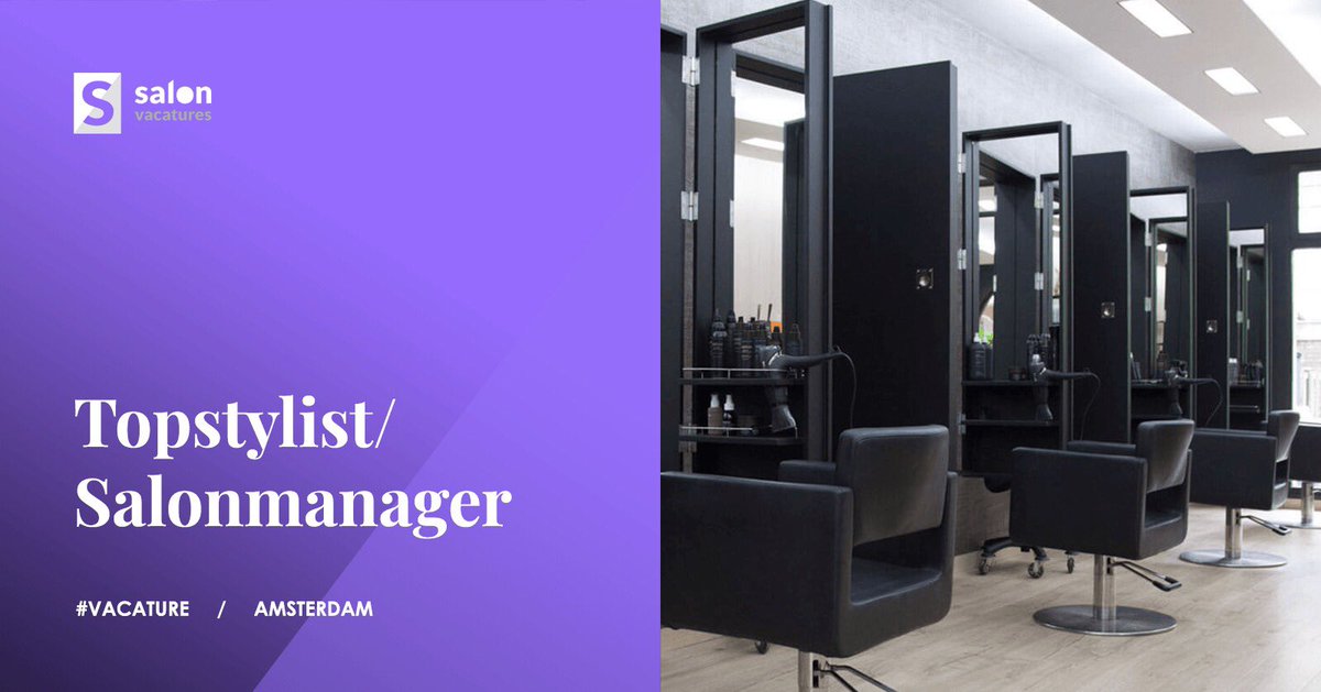 salonvacatures's tweet photo. Wil jij als #topstylist/#salonmanager samen met een internationaal award winning hairteam aan de slag in #Amsterdam? Solliciteer dan snel! ✅

https://t.co/Ql10YlIP3S

#hairstylist #hairstyliste #werkenbij #werkenindesalon #kapperamsterdam #kapper #vacature #AmsterdamZuid https://t.co/QrjVTQIydl