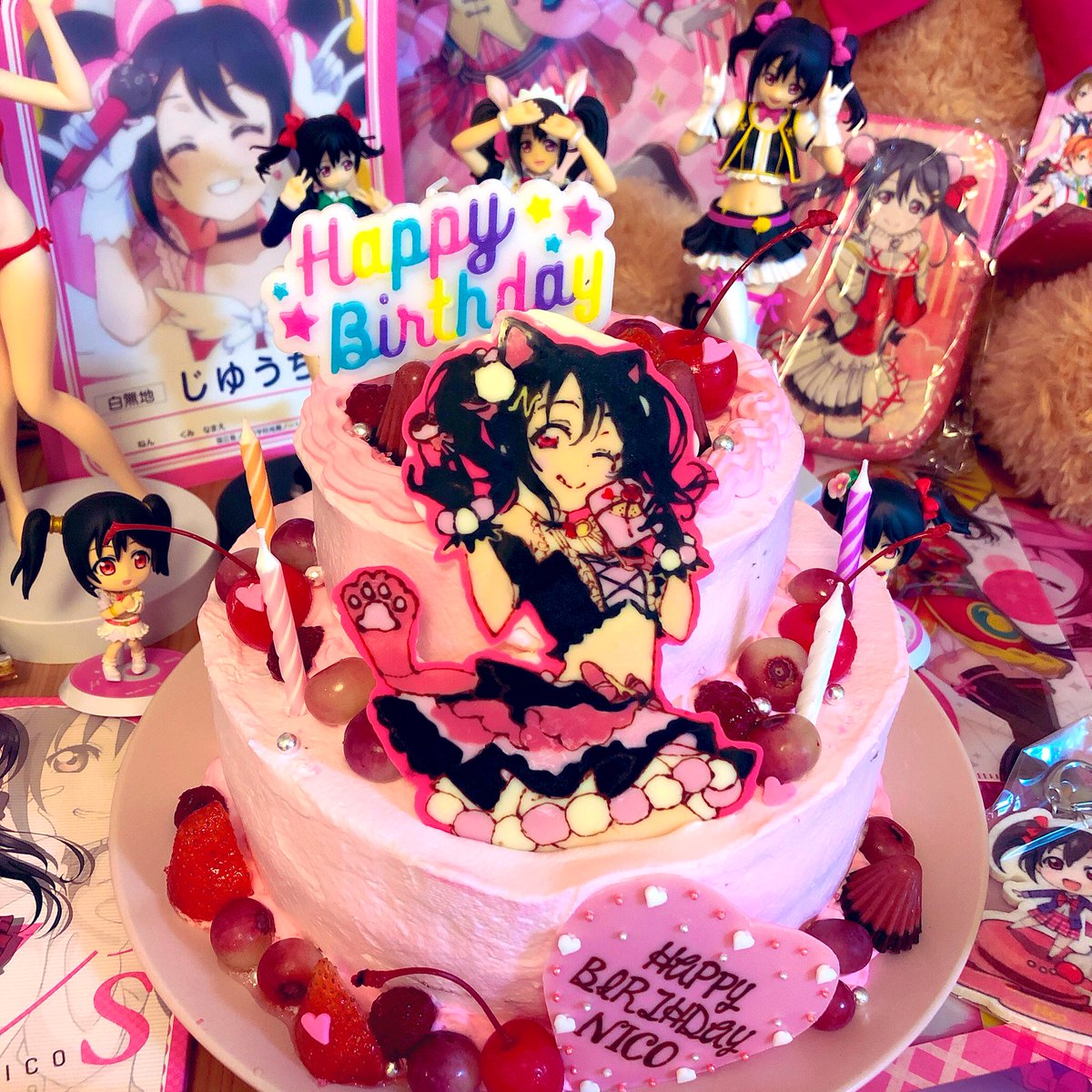 uma0505's tweet photo. ひぃっ！
やっと出来た…！
改めてにこちゃんお誕生日おめでとう〜💕💗🎀🎀💗💕

#矢澤にこ誕生祭2020 
#矢澤にこ生誕祭2020 https://t.co/T11c9KOahT