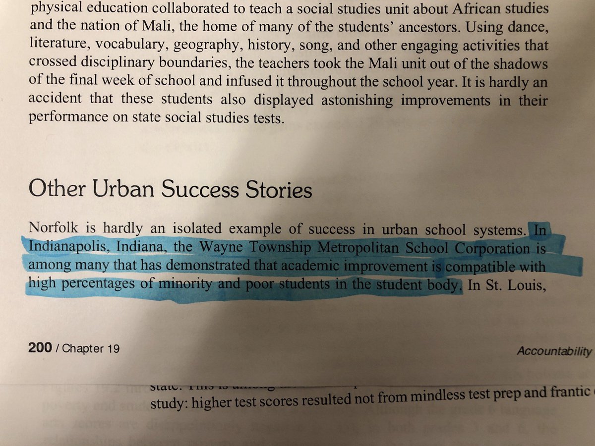 marci_theobald's tweet photo. My brother-in-law is taking a class toward his master’s degree in Tennessee... and MSD Wayne was mentioned in the reading for this week. Way to go Wayne. #wearewayne https://t.co/MWZErZwcFo