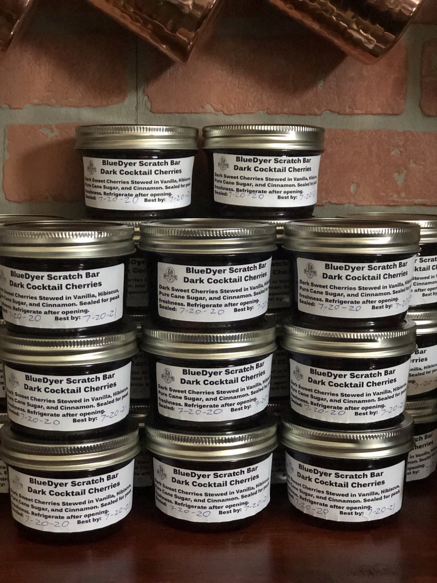 Scratch Bar Dark Cocktail Cherries are back in stock! Tuesday - Friday 5p-10p and Saturday - Sunday 2p-10p located 52 Industrial Park Dr Ste 15&amp;16 Waldorf