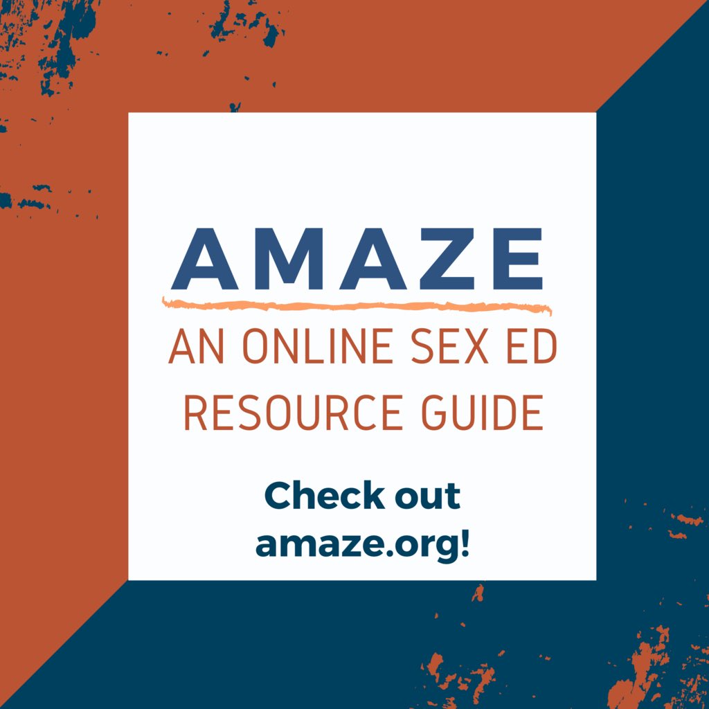 MyLASexEd's tweet photo. Check out @amazeorg for fun, informative, & inclusive sex ed videos about topics ranging from healthy relationships, STIs/HIV, & more!
β’
#sexed #amazesexed #sextalk #sexualpositivity #moreinfolessweird https://t.co/Af7tJXgcp5