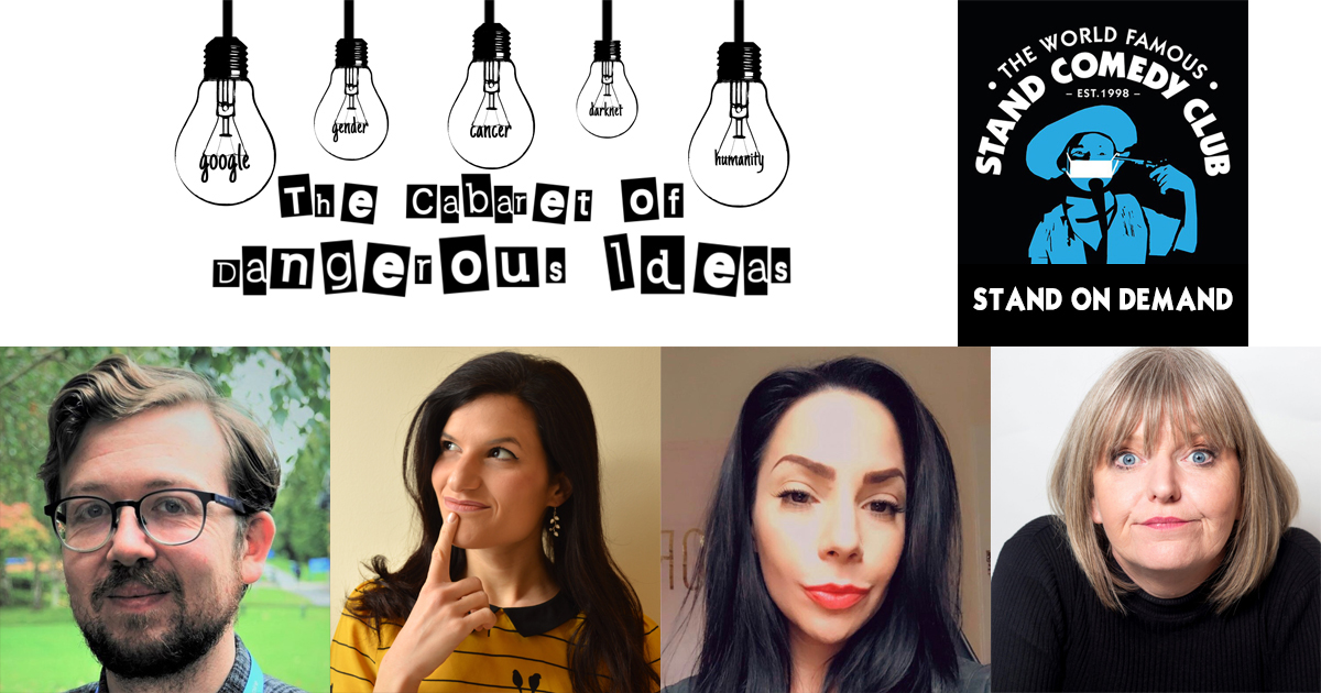 StandComedyClub's tweet photo. Half an hour to go until @CODIfringe from 8.30pm! Live -Stream from the club with host comedian @jojosutherland
& 3 hot topic subjects from @JStubbersfield, @BiomedSelfSoc & @QuirkyAcademic
Tix: £1 min & pay what you want option via #StandOnDemand here https://t.co/oBvyQn43Vi https://t.co/SgZLqNEkMA