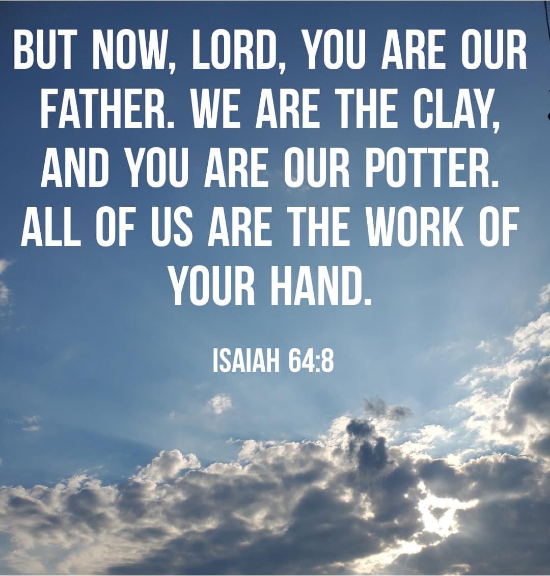 CitadelMemphis's tweet photo. 🎶"Have Thine own way, Lord! Have Thine own way!
Thou art the Potter, I am the clay.
Mold me and make me after Thy will,
While I am waiting, yielded and still."

Whether you are broken, need mending, or you require an absolute makeover, Our Father is the Master Potter. https://t.co/eWSHtkNufZ
