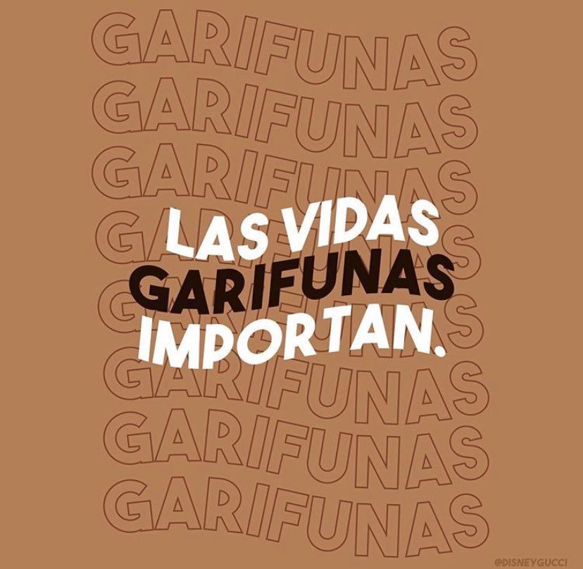 AmorJchelleCo's tweet photo. The Garifuna culture is under attack and has been threatened with extinction due to the constant killings of Garifuna people in our countries of Belize, Honduras, Guatemala, and Nicaragua. GARIFUNA LIVES MATTER. https://t.co/QDIY2udgqS