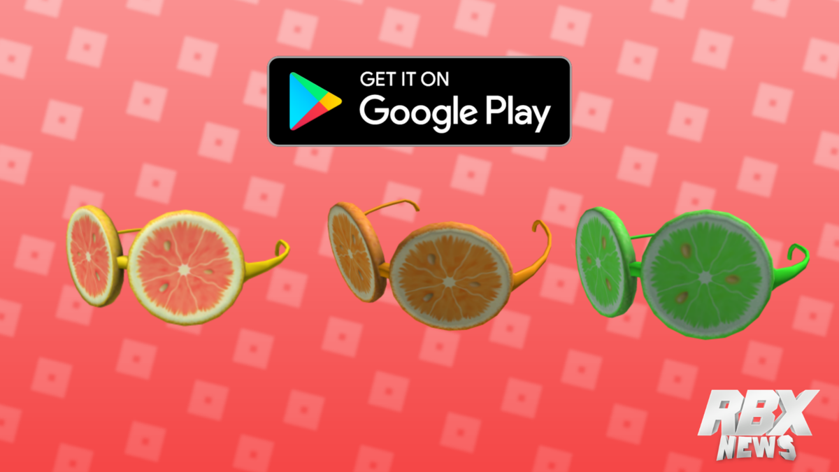Rbxnews On Twitter From July 24 30 You Can Purchase These Exclusive Google Play Only Summer Themed Roblox Shades Limepeeling Shades Https T Co Kttj8crr6s Apeeling Shades Https T Co Clnixcveie Grapefruit Shades Https T Co Pcrsbq0pzw - roblox on google play