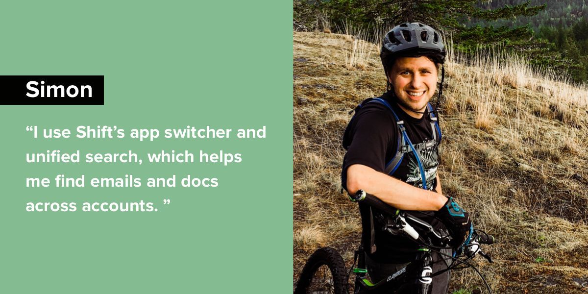 shiftbrowser's tweet image. Meet Simon, our Senior Digital Marketer. 👋

Our resident SEO expert and all-around marketing whiz, he joined our #ShiftTeam back in the fall and we couldn't be more thrilled to have him with us. His tip: Use Unified Search to keep track of projects, docs, and important emails.