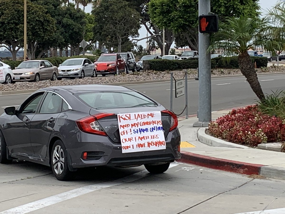 UNITEHERE30's tweet image. The @sheratonsd prepares to reopen their popular #SanDiego bayside hotel by firing 206 workers, many of whom had worked at the hotel for decades. Affected workers are asking who will be replacing them? #BringBackThe206 #ShameOnSheraton2020