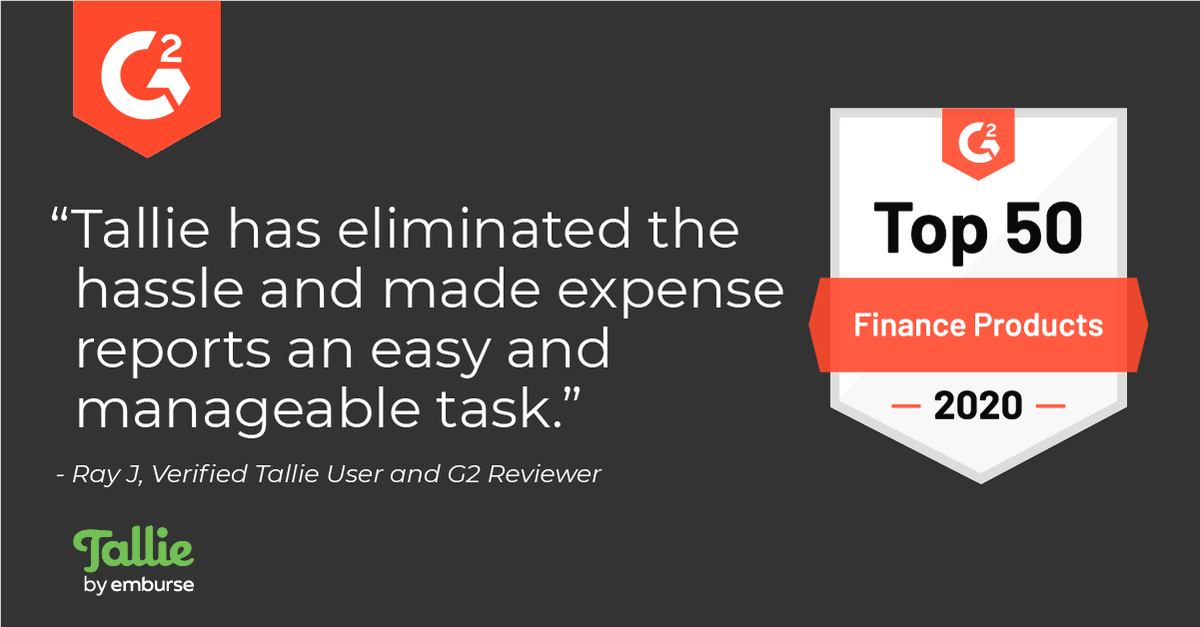 Emburse Tallie tweet media