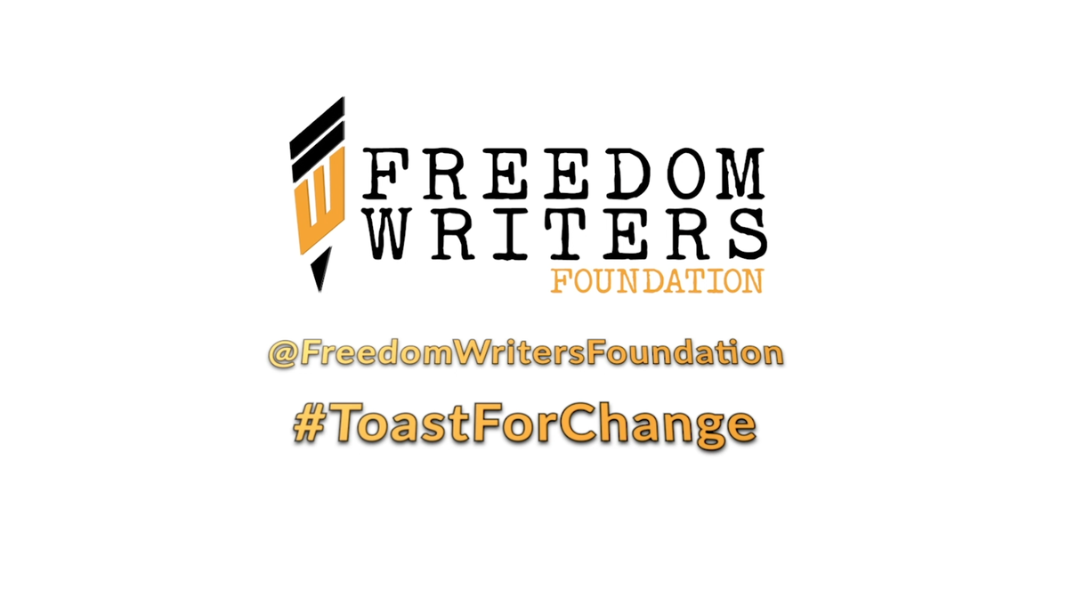 freedomwriters's tweet photo. https://t.co/DMUz7EVM3A Check out our #FreedomWriter #teachers and their #Family joining the fun! Be in our next #ToastForChange montage this coming Saturday by posting your own #Toast and tagging @freedomwriters in it! #Cheers! https://t.co/NhMBNwVr1u