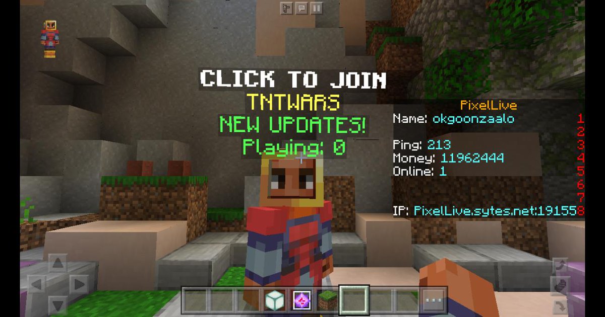 PixelLivePE's tweet photo. Nueva modalidad En El Servidor TNT_WARS https://t.co/aTB0Xkpe8Q