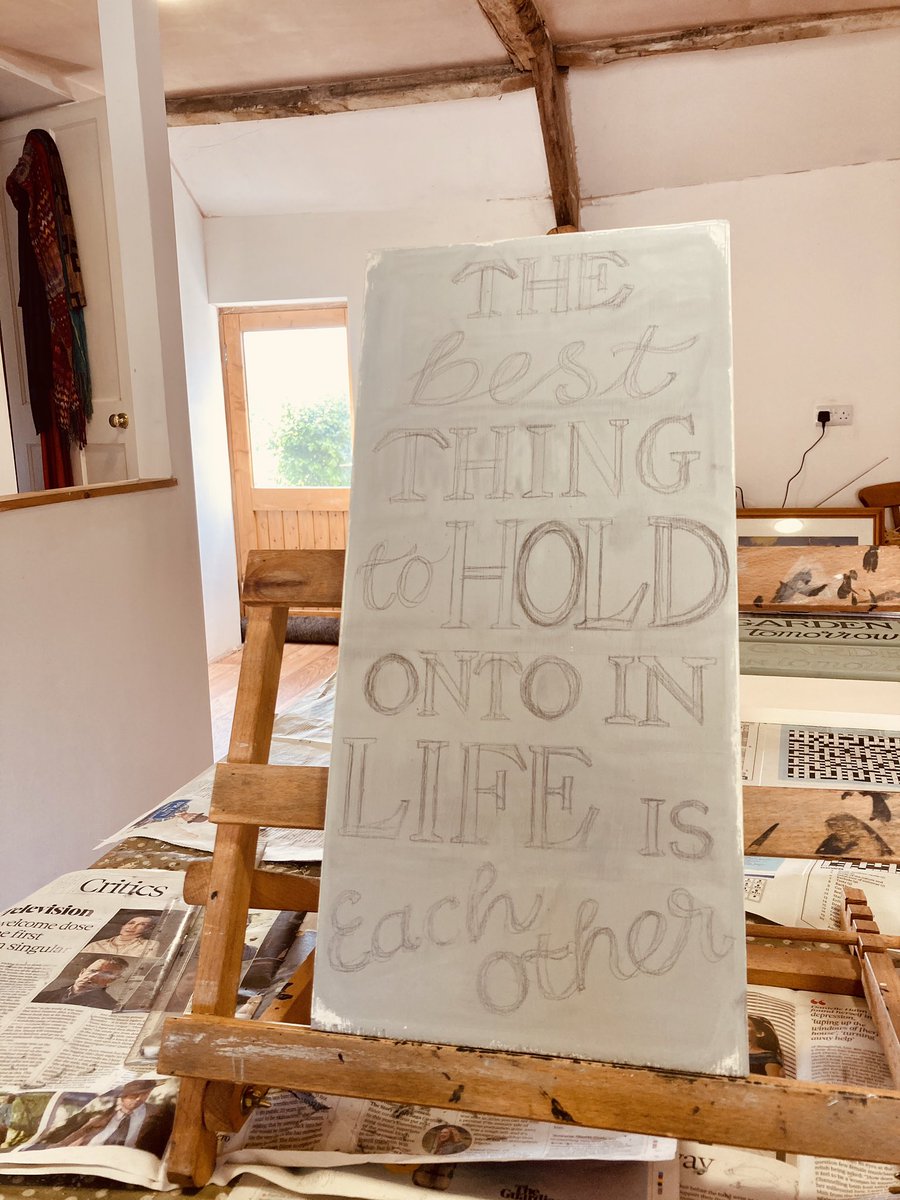 BarnStudioSigns's tweet photo. Some pencilling of my lettering for a latest sign. 

I love this Audrey Hepburn quote. 😌

#handmadehour #yorkshirehour #wednesdaywisdom #yorkshiredales #handmadesigns #handlettering https://t.co/dncL7AzWT9