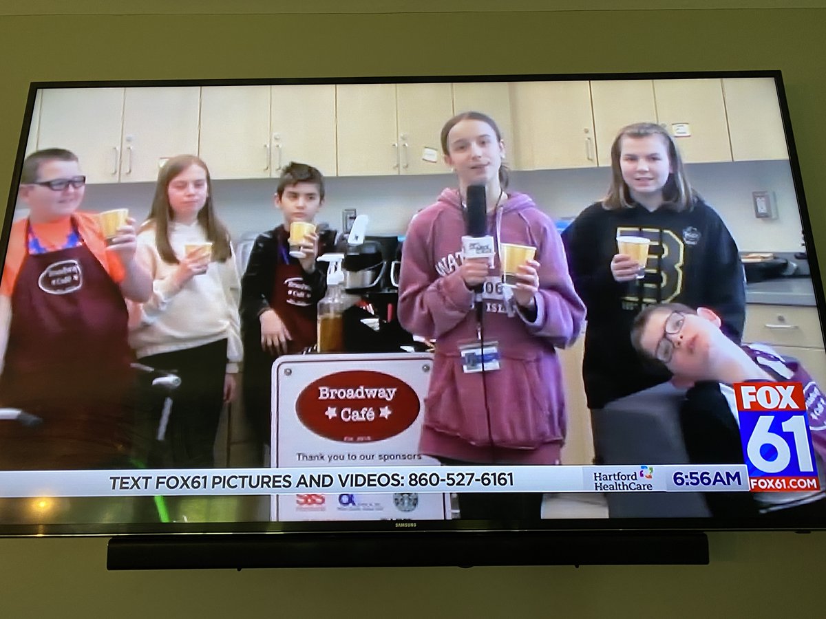 Thursday, Fox 61 will be interviewing/presenting the Student News Award live to our students between 7 &amp; 8 am!  I'm sure the kids would love it if you have a chance to tune in! Fox 61 uses a photo from our story when sharing visits to other schools! <a href="/KelliCauffman/">Kelli Cauffman</a> <a href="/COLschools/">NEWS</a>