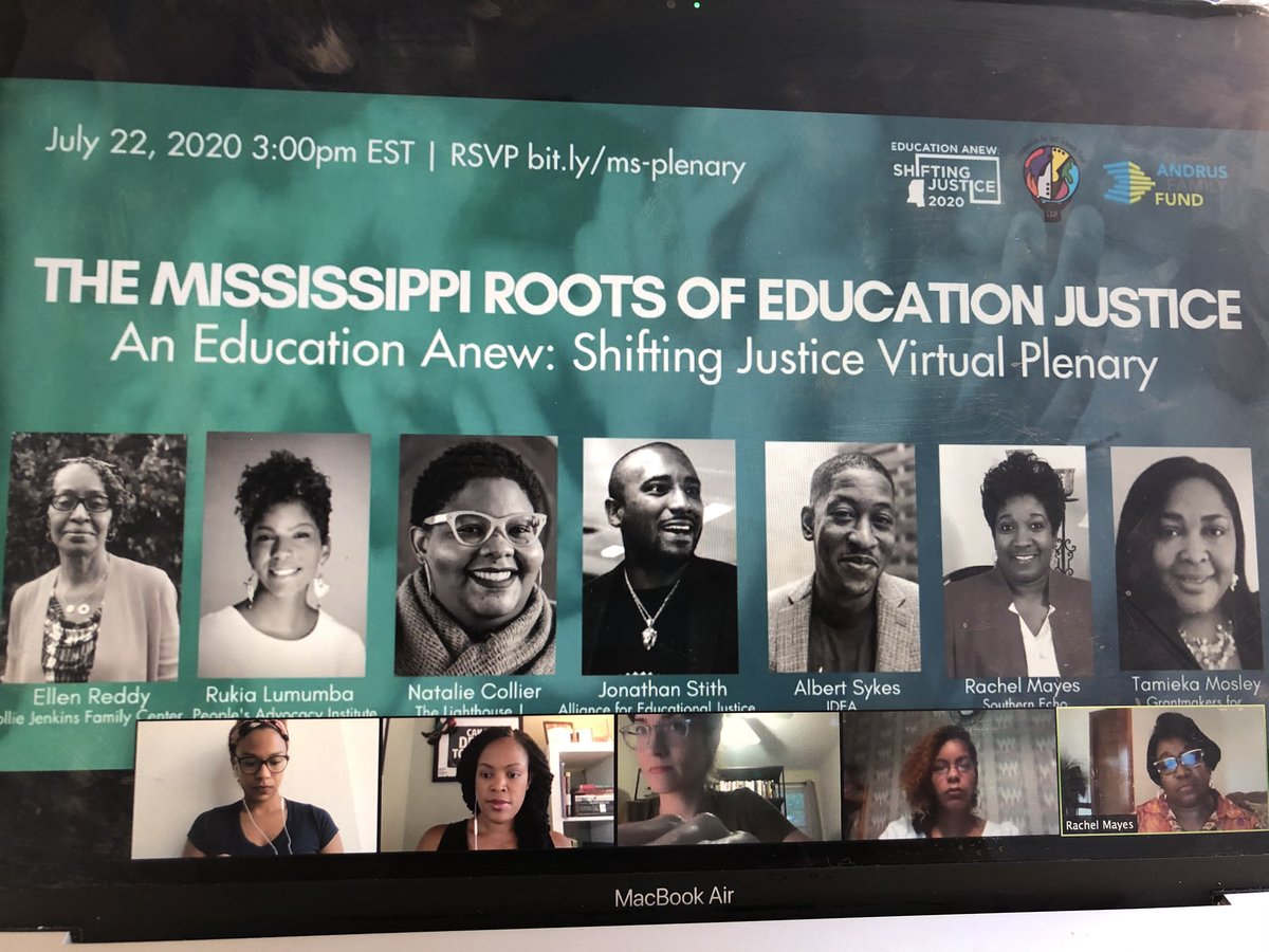 justschools's tweet photo. [THREAD] It’s time! We’re looking forward to engaging in conversation about the origins of the education justice movement. #educationanew  

@4EdJustice @NJFC4Community @RukiaLumumba @lumumbasvision @luvblkgrls @goodIDEAfolks @AndrusFamFund https://t.co/o5JGWI8VJq