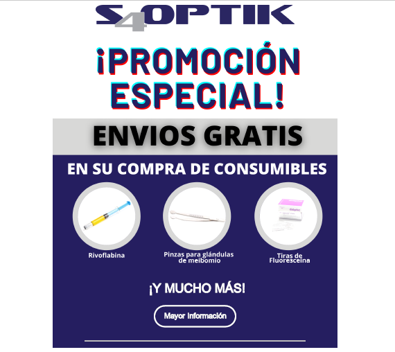 S4optikMexico's tweet photo. !PROMOCIÓN ESPECIAL! 
Envío gratuito a toda la República en consumibles:
#Cuchilletes Diamatrix
#Riboflavina Ribolex 
#Fluoresceina Dioptic
#Expansoresdeiris Diamatrix
#Anillosdetensión Morcher y mucho más. https://t.co/ZD7JKsuSbr