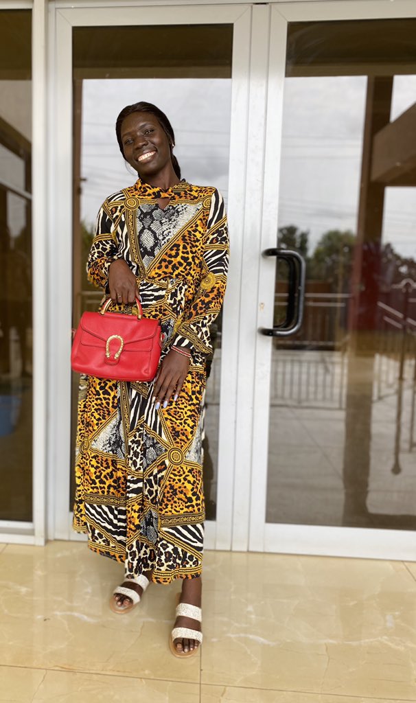 RebeccaBaranya's tweet photo. People saw me with this dress and started calling me names such as: 

#khartoumer 
#Abuba 🤦🏾‍♀️

Eh Junubin malu seyi, mushkila takum shunu 
Short dress de mushkila, long dress de kaman mushkila? 💣 

In this life just do what makes you happy and comfortable 🌹 https://t.co/u9vvAOpbKh