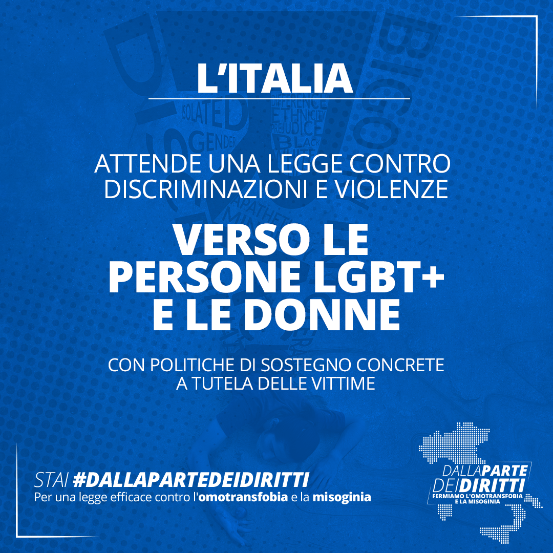 🏳️‍🌈 Nessuna opzione a ribasso, nessun compromesso sulla pelle delle persone lesbiche, gay, bisessuali, trans* e delle donne, dopo più di 20 anni di attesa. #DALLAPARTEDEIDIRITTI
👉 Firma action.allout.org/it/m/c5ccf84/