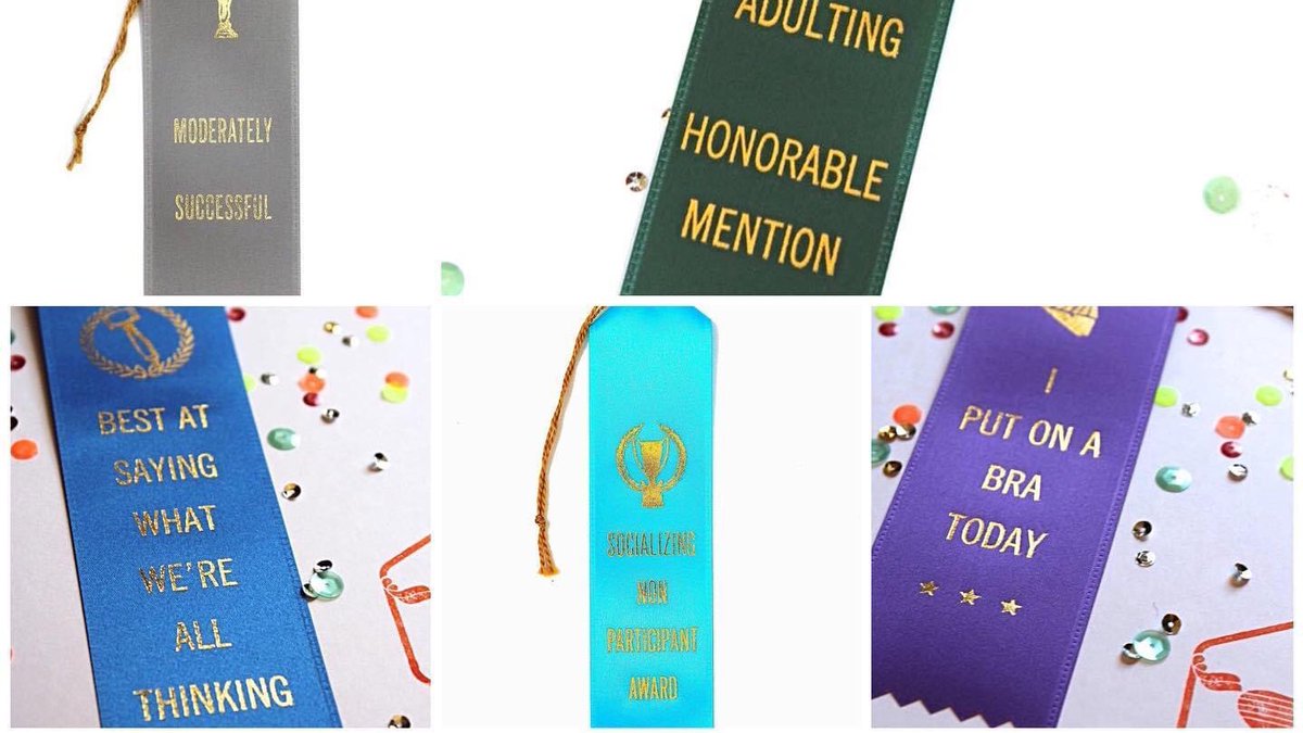 visitmediapa's tweet photo. Honor the smallest of accomplishments with these super fun participation award ribbons from @EarthAndState Did you put on pants today? Let the world know! Choose from lots of neat colors and styles #shopmedia https://t.co/oIlz3RKDAG