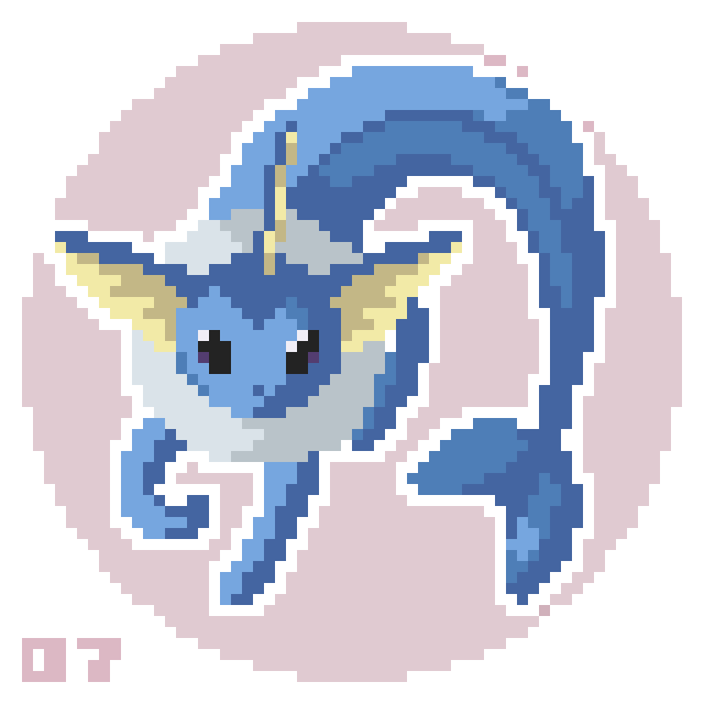 Vaporeon - Pixilart