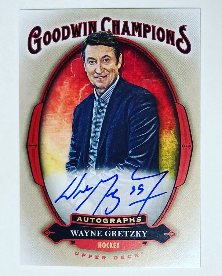 Ballcardxchange's tweet image. Congrats to KO on pulling this beautiful Gretzky Auto out of the new @UpperDeckSports @UpperDeckHockey Goodwin Champions! #customerpulls #collect #thehobby #supportyourlcs @rbicru7 @SportsCardJunct @brothersincards @jjallstarsports @Cardcollector2 @KentuckyCards @shopmeelypops