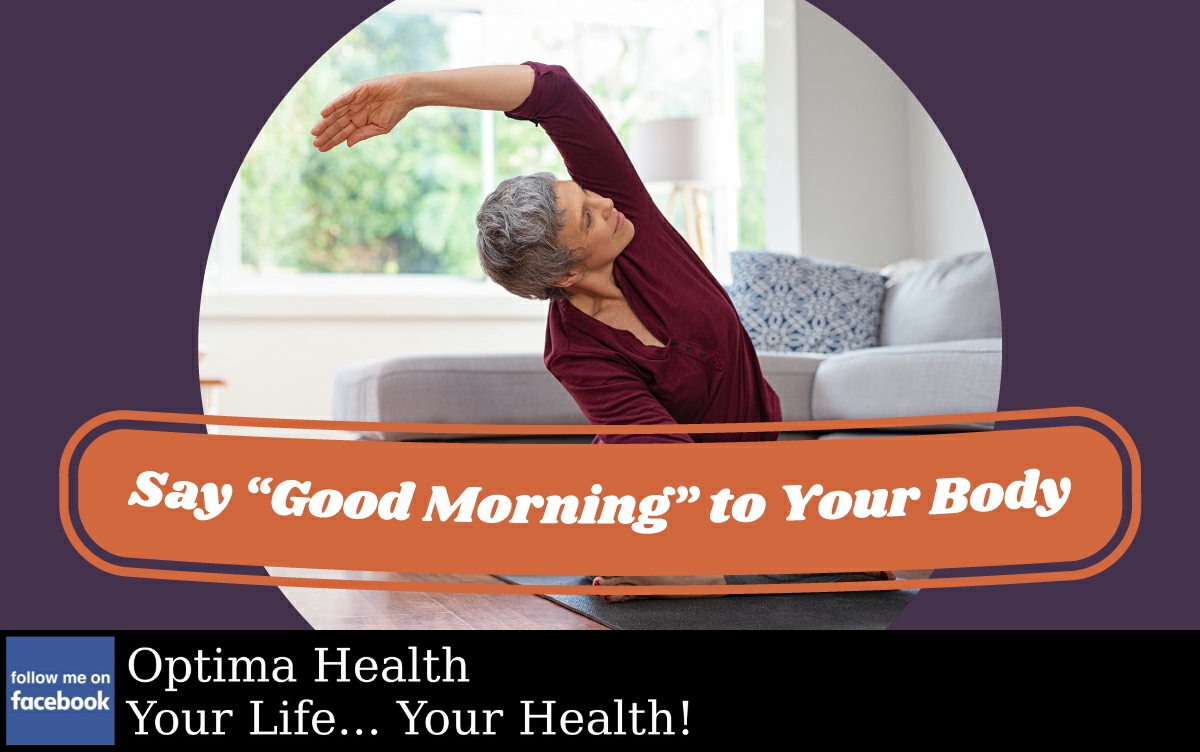 optimahvcec's tweet photo. Set some goals to #stretch every morning, first thing! https://t.co/SE8hqypQXV