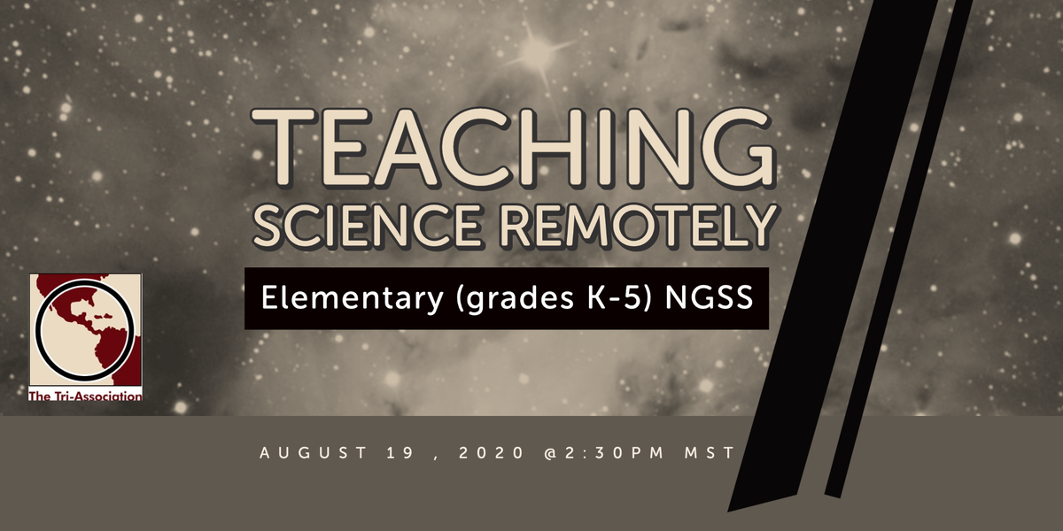 TriAssociation's tweet photo. #TriAssociation Online Course w/ Paul Andersen @paulandersen as your online guide: Teaching Science Remotely - Elementary (grades K-5) NGSS REGISTER by July 31, 2020 https://t.co/GVCXlJO0ps https://t.co/Vq0uAbhrGg