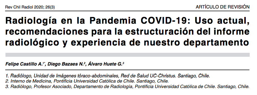 RadiologiaChile's tweet photo. Envía tus trabajos científicos, artículos originales, revisiones y series de casos a la Revista Chilena de Radiología. La Revista se publica cuatro veces al año y se encuentra indexada en Scielo.
Instrucciones aquí: https://t.co/7gUKQI4XkN
#sochradi #Revista #RevChilRadiol https://t.co/9VcvL0Wlya