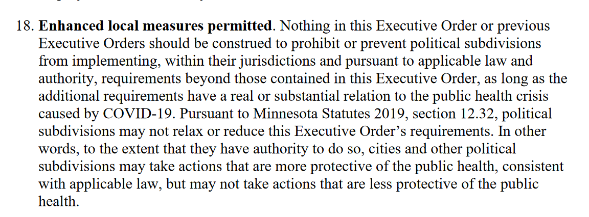 As we reported earlier, the order allows cities to impose stronger mask requirements than the state mandate.Businesses can also have their own stronger policies.