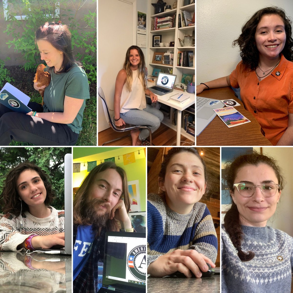 Our AmeriCorps service members may not be with us in person this summer, but they are still making a HUGE impact in our community! Just a glimpse behind the computer at some of our members in action!
