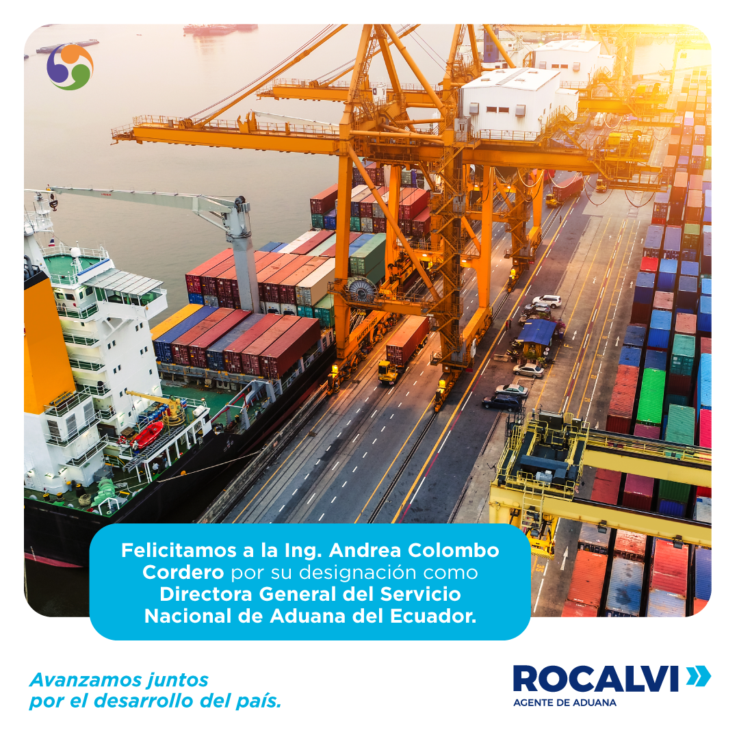 RocalviSA's tweet photo. Deseamos a la Ing. Andrea Colombo éxitos en su gestión. Juntos continuamos trabajando por el desarrollo y progreso de nuestro país.
#Senae #ComercioExterior #Aduana
@SENAE_Aduana https://t.co/qH88Sdh5Cr