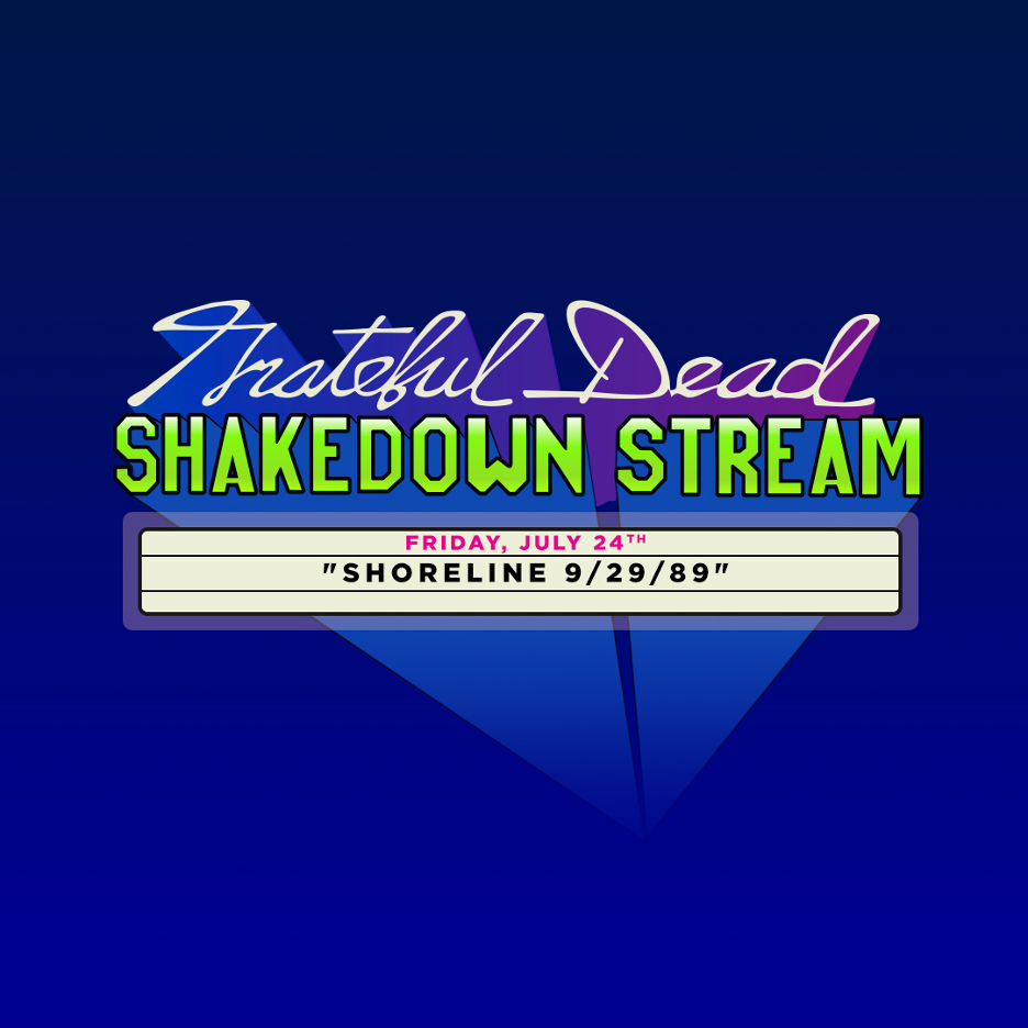 GratefulDead's tweet photo. On the SHAKEDOWN STREAM, we’ll be watching the #GratefulDead’s 9/29/89 live performance from the Shoreline Amphitheatre in Mountain View, CA.
 
The show starts this Friday at 5pm PT/8pm. Feel free to head over a bit early to hang out with other Dead Heads:
https://t.co/do59O88PTv https://t.co/5ilTl1sm6B